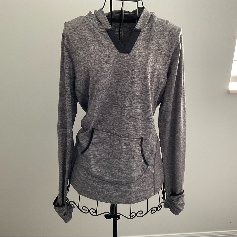 Nike Gray Long Sleeve Hoodie Top